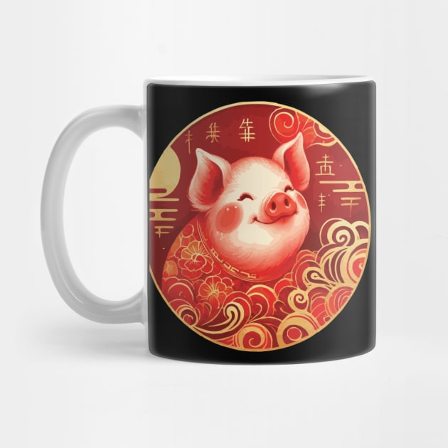 Chinese Zodiac Year of the Pig by Heartsake